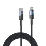 Vyvylabs Superb Series Fast Charging Cable Type-C to iP 27W 1M Dark Gray - VCJLCL-GY